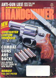 American Handgunner May June 1994 Cover